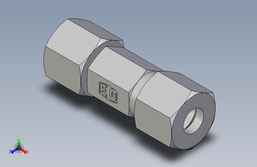 卡套式工业通用硬管接头EO_Distance_piece_adapter_DA08L71