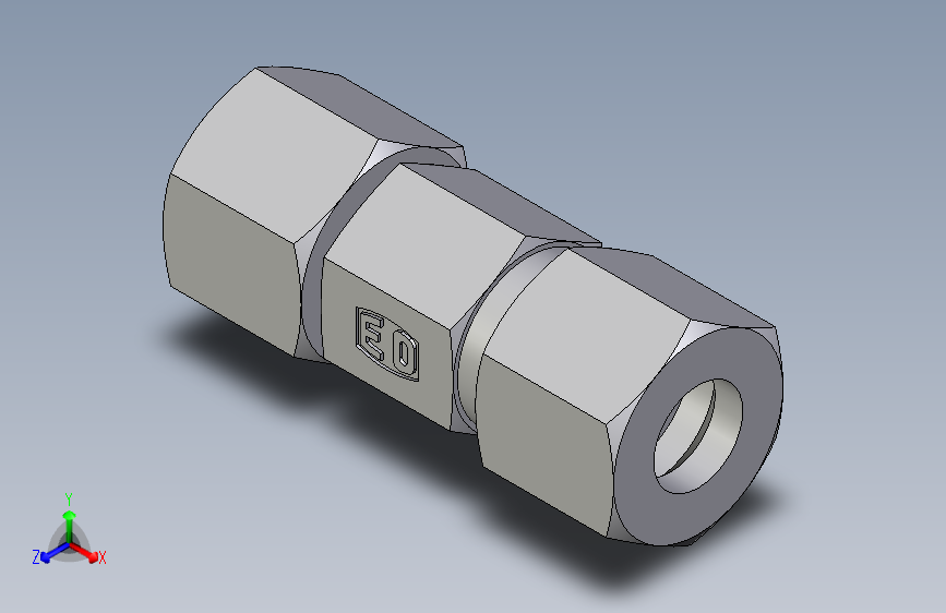 卡套式工业通用硬管接头EO_Distance_piece_adapter_DA10LCF