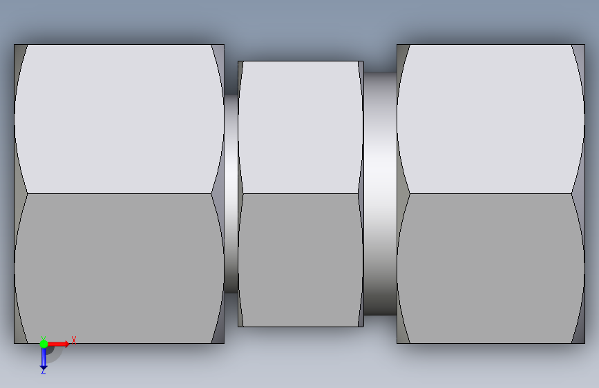 卡套式工业通用硬管接头EO_Distance_piece_adapter_DA15ZLCF
