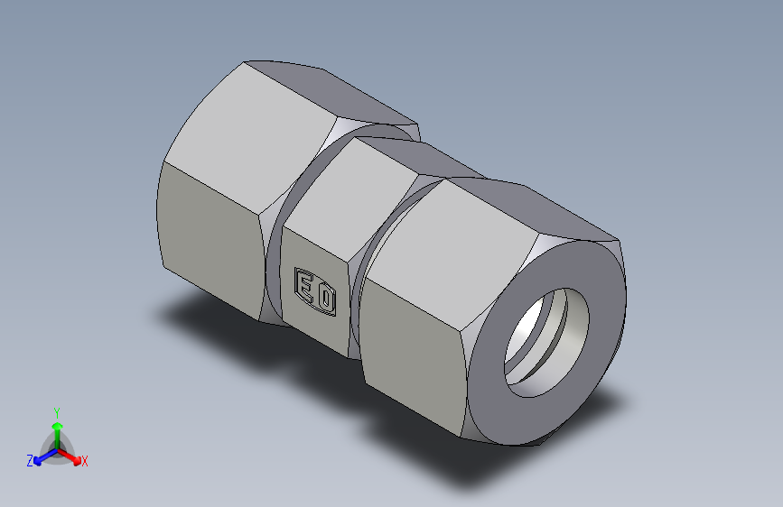 卡套式工业通用硬管接头EO_Distance_piece_adapter_DA16S71