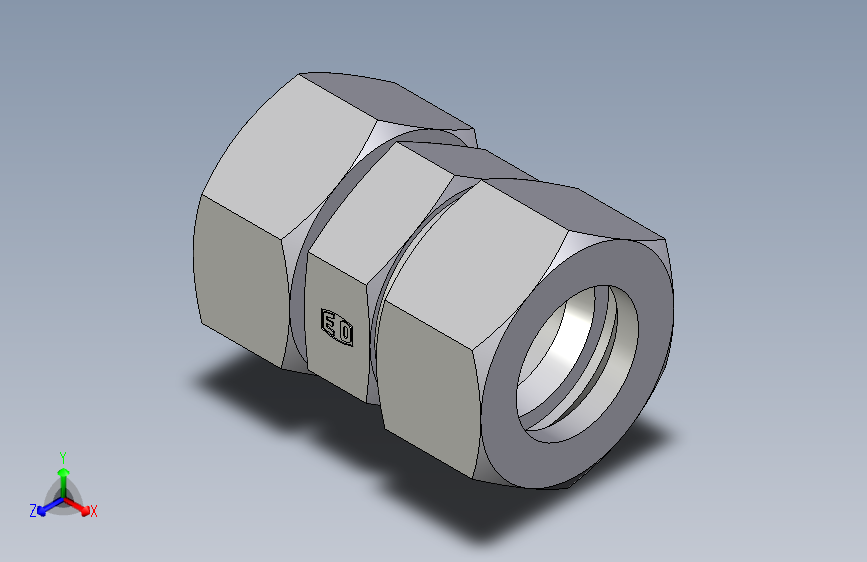 卡套式工业通用硬管接头EO_Distance_piece_adapter_DA38S71