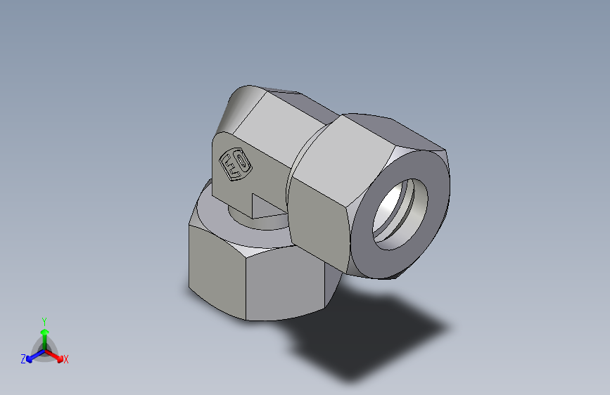 卡套式工业通用硬管接头EO_Standpipe_elbow_EVW15L71