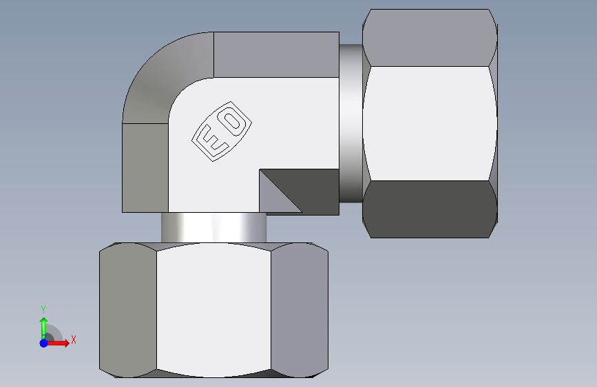 卡套式工业通用硬管接头EO_Standpipe_elbow_EVW16S71