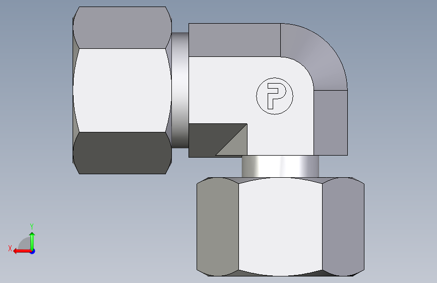 卡套式工业通用硬管接头EO_Standpipe_elbow_EVW16S71