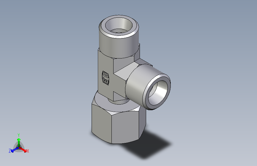 卡套式工业通用硬管接头EO_Standpipe_run_tee_EVL10SOMDCF