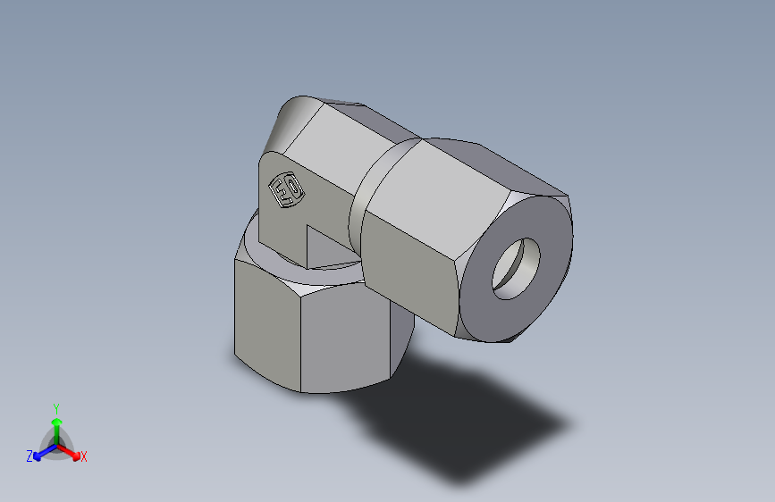卡套式工业通用硬管接头EO_Swivel_nut_elbow_EW08SCF