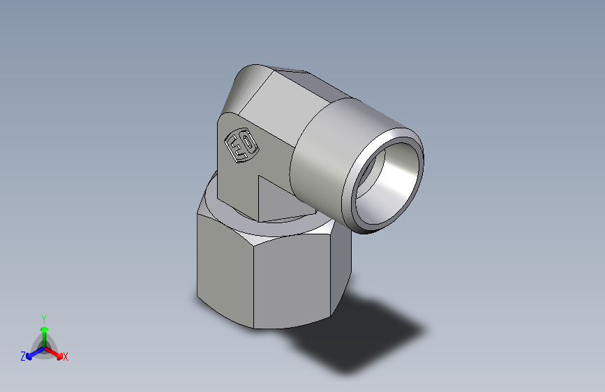 卡套式工业通用硬管接头EO_Swivel_nut_elbow_EW10LOMD71