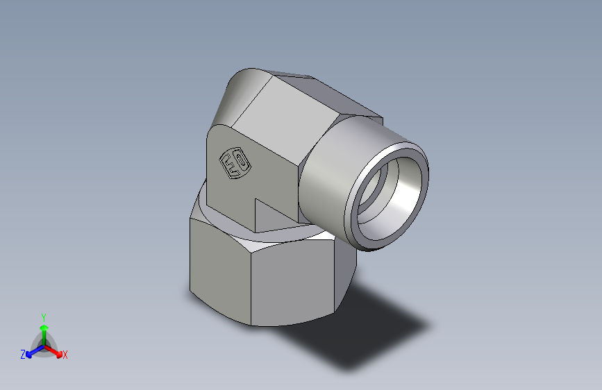 卡套式工业通用硬管接头EO_Swivel_nut_elbow_EW16SOMDCF