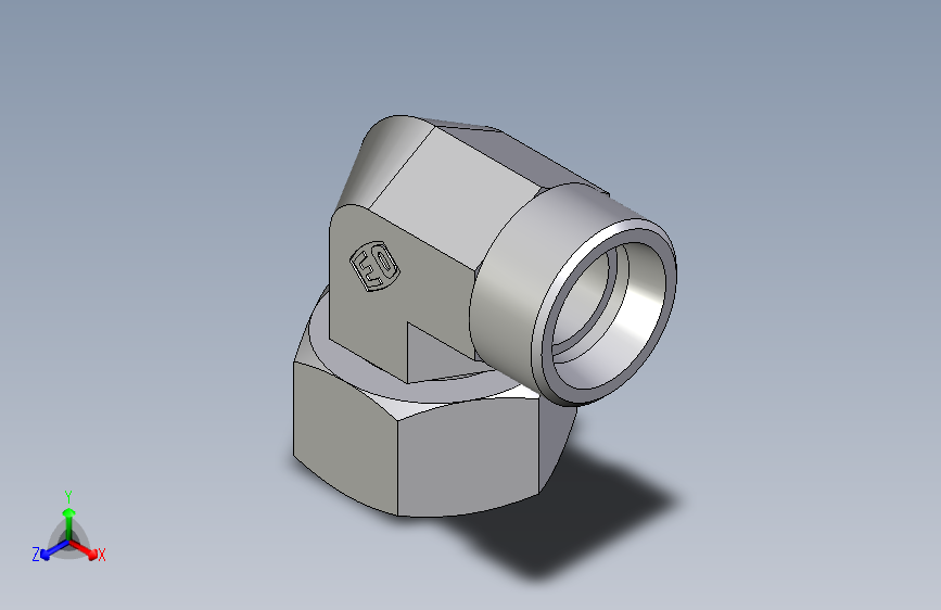 卡套式工业通用硬管接头EO_Swivel_nut_elbow_EW18LOMDCF