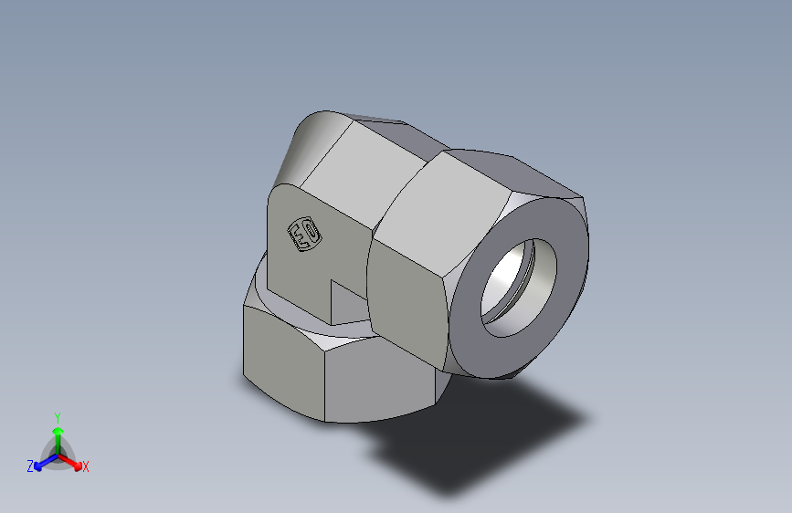 卡套式工业通用硬管接头EO_Swivel_nut_elbow_EW25SCF