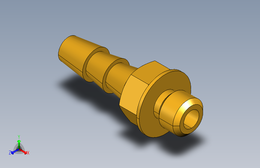 工业通用螺蚊管倒齿式工业硬管接头Male Connector 27-2