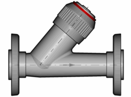 6VROV 固定法兰止回阀PN10，钻 16