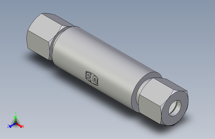 卡套式工业通用硬管接头EO_Weld_bulkhead_fitting_ESV08ZL71