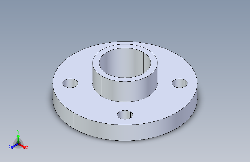 CPVC管件23-Sch80_Flange One-Piece_SOC_9851-012_1.25in