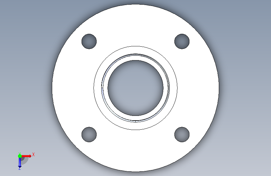 CPVC管件24-Sch80_Flange One-Piece_FPT_9852-025_2.5in