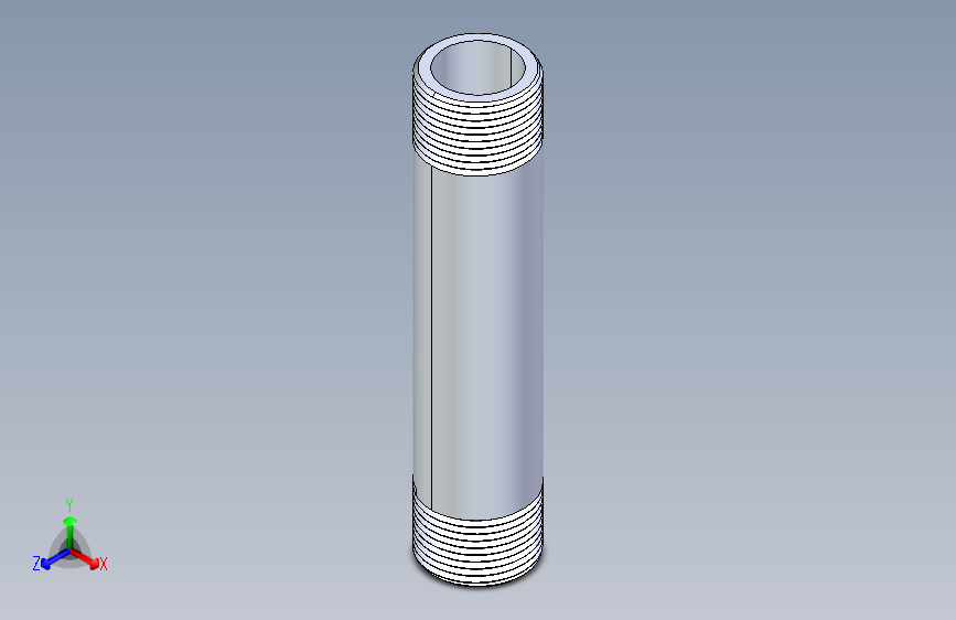 CPVC管件33-Sch80_Nipple_MPTxMPT_9861-138_1in x 6in