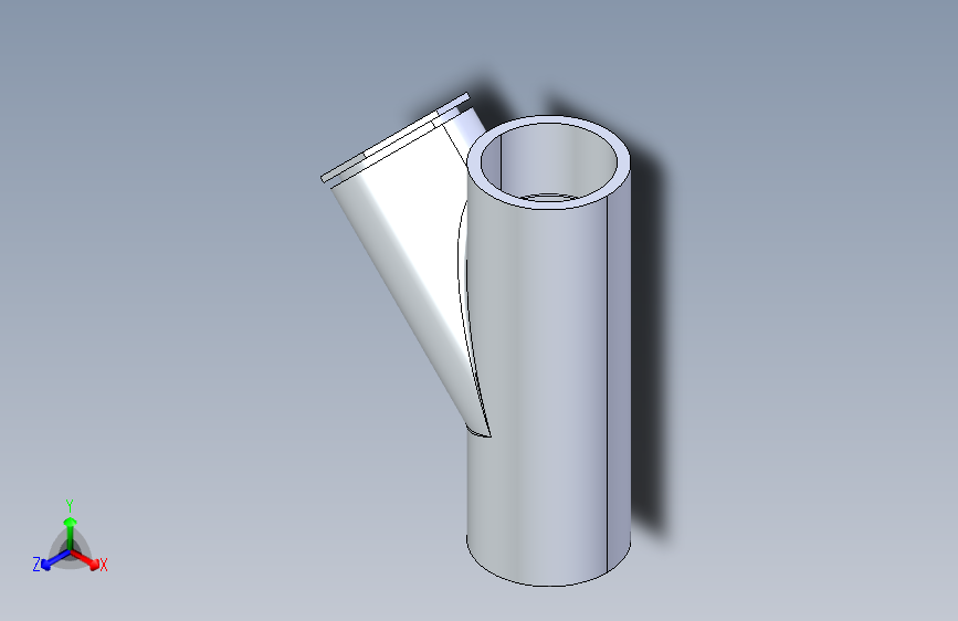 CPVC管件34-Sch80_45_Reducing_Wye_SxSxS_9870-251FB_2in x 1.5in