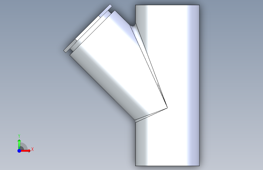 CPVC管件34-Sch80_45_Reducing_Wye_SxSxS_9870-338FB_3in x 2in