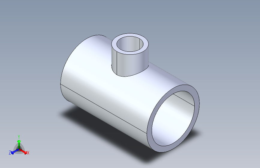 聚氯乙烯配件02-Sch80_ReducingTee_SxSxS_801-209_1.5in x 0.5in