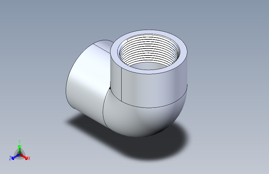 聚氯乙烯配件06-Sch80_90Elbow_SxFPT_807-015 _1.5in