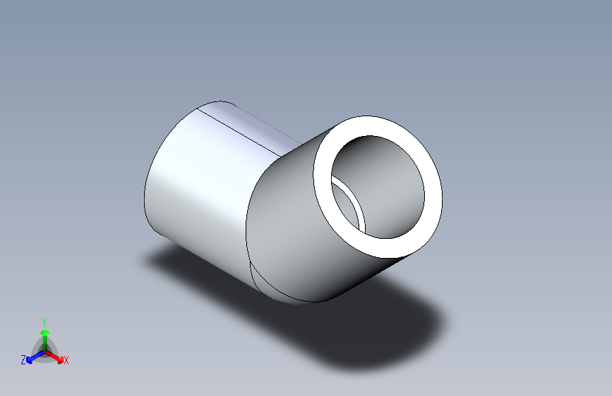 聚氯乙烯配件08-Sch80_45Elbow_SxS_817-005 _0.5in