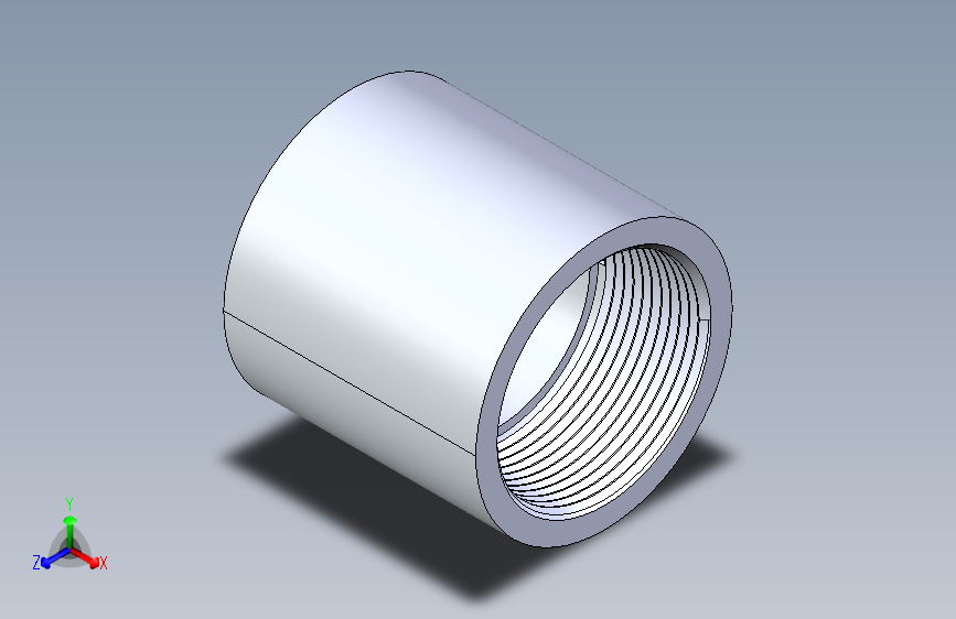 聚氯乙烯配件12-Sch80_Coupling_FPTxFPT_830-025 _2.5in