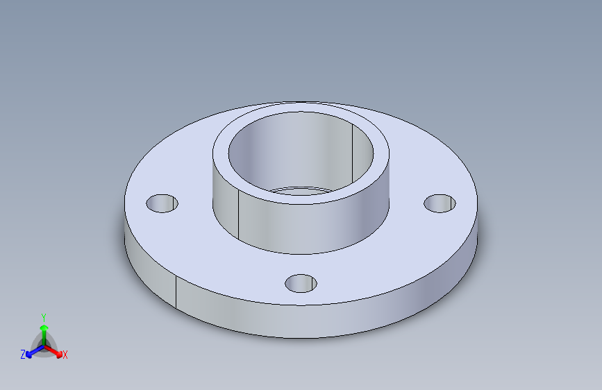 聚氯乙烯配件23-Sch80_Flange One-Piece_SOC_851-025_2.5in