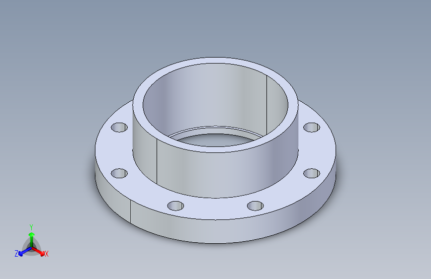 聚氯乙烯配件23-Sch80_Flange One-Piece_SOC_851-060_6in