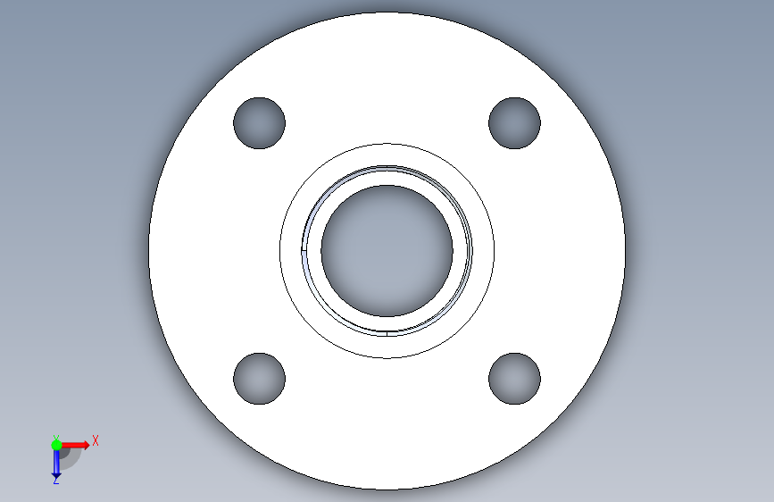 聚氯乙烯配件24-Sch80_Flange One-Piece_FPT_852-012_1.25in