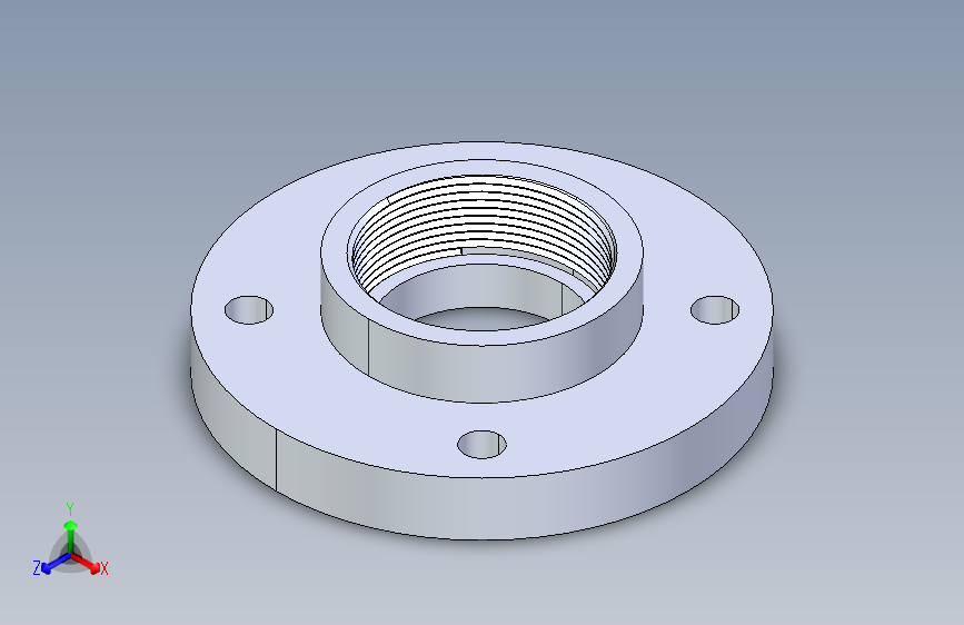 聚氯乙烯配件24-Sch80_Flange One-Piece_FPT_852-030_3in