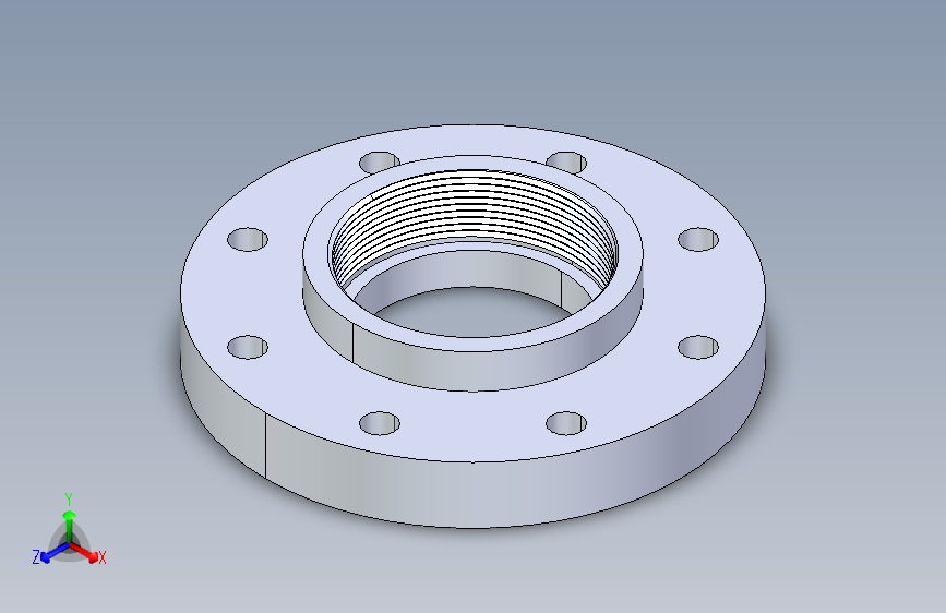 聚氯乙烯配件24-Sch80_Flange One-Piece_FPT_852-040_4in