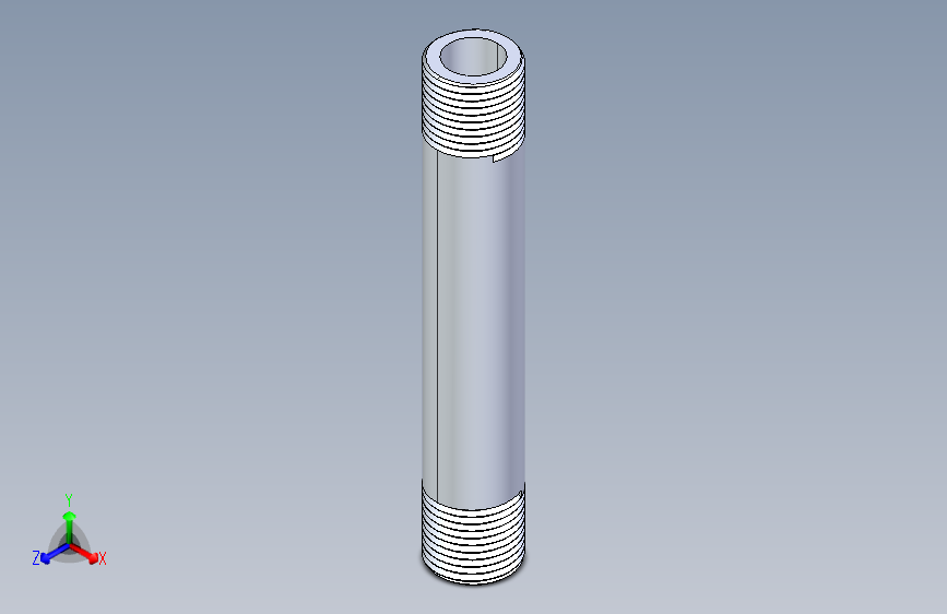 聚氯乙烯配件33-Sch80_Nipple_MPTxMPT_861-083_0.5in x 5in