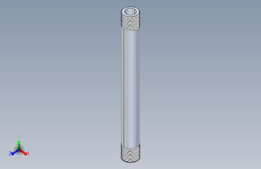 聚氯乙烯配件33-Sch80_Nipple_MPTxMPT_861-086_0.5in x 8in