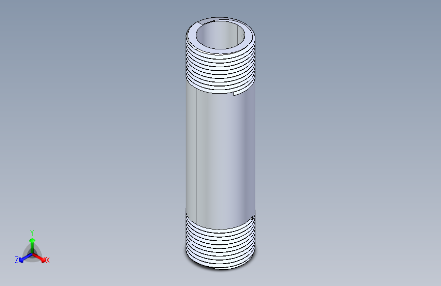聚氯乙烯配件33-Sch80_Nipple_MPTxMPT_861-107_0.75in x 4in