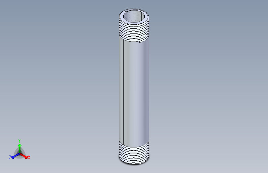 聚氯乙烯配件33-Sch80_Nipple_MPTxMPT_861-109_0.75in x 6in