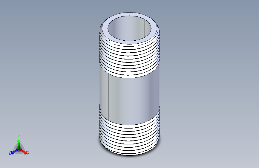 聚氯乙烯配件33-Sch80_Nipple_MPTxMPT_861-135_1in x 3in
