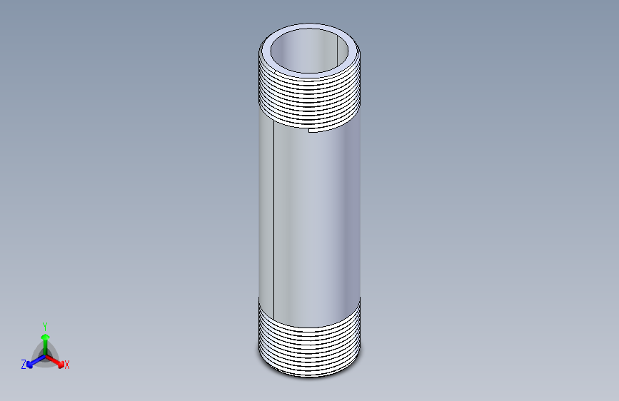 聚氯乙烯配件33-Sch80_Nipple_MPTxMPT_861-175_1.25in x 6in