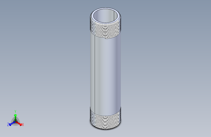 聚氯乙烯配件33-Sch80_Nipple_MPTxMPT_861-219_1.5in x 8in