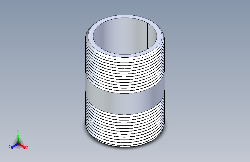 聚氯乙烯配件33-Sch80_Nipple_MPTxMPT_861-295_2.5in x 4in
