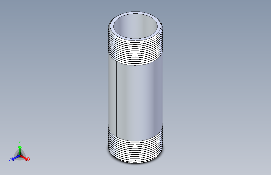 聚氯乙烯配件33-Sch80_Nipple_MPTxMPT_861-298_2.5in x 8in