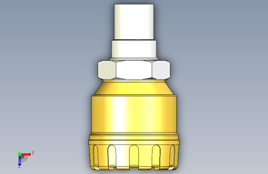 超声波设备TRANSMITTER-RANGE-4m-13.1ft-PVDF-BODY-4-20mA-2-WIRE-RELAY-HART-NPT-THREAD 俯视图
