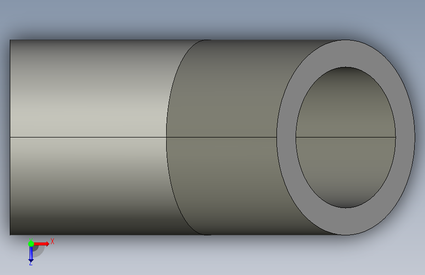 船舶管路系统SeaCor_45Elbow_SxS_37J117005_0.5in 俯视图