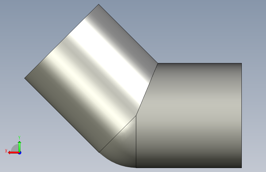 船舶管路系统SeaCor_45Elbow_SxS_37J117005_0.5in 背面视图