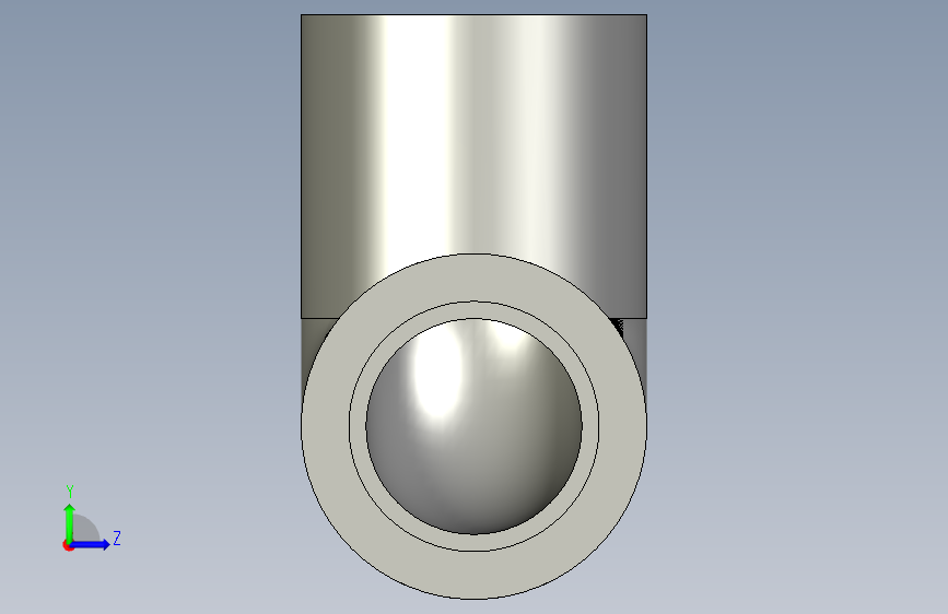 船舶管路系统SeaCor_90Elbow_SxS_37J106005_0.5in 左侧视图