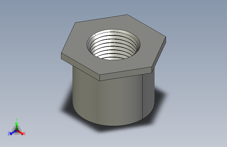 船舶管路系统SeaCor_ReducerBushing_FPTxSPIG_37J138130_1in x 0.5in