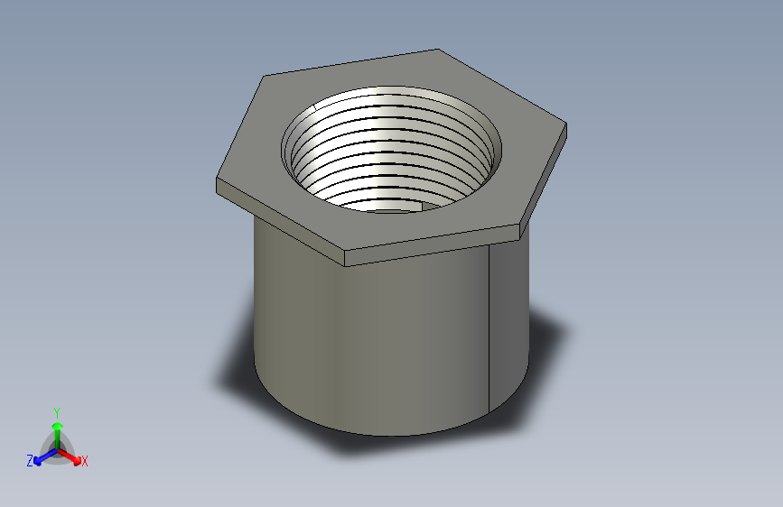 船舶管路系统SeaCor_ReducerBushing_FPTxSPIG_37J138168_1.25in x 1in