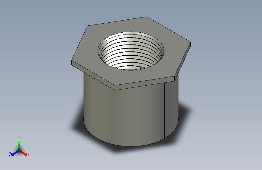 船舶管路系统SeaCor_ReducerBushing_FPTxSPIG_37J138211_1.5in x 1in