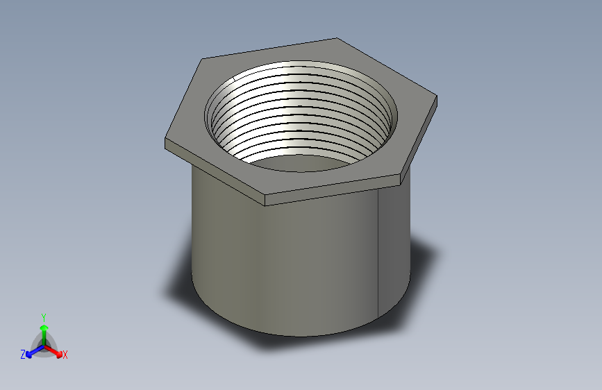 船舶管路系统SeaCor_ReducerBushing_FPTxSPIG_37J138212_1.5in x 1.25in