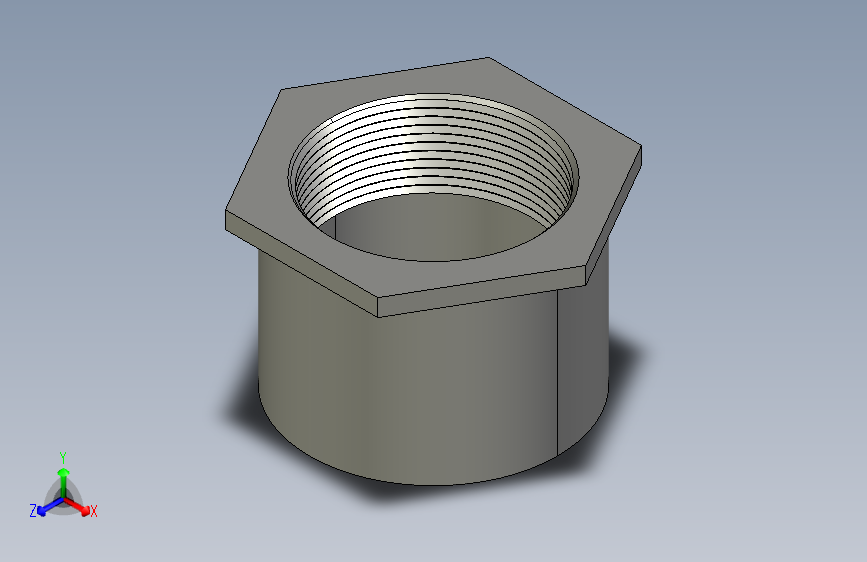 船舶管路系统SeaCor_ReducerBushing_FPTxSPIG_37J138292_2.5in x 2in