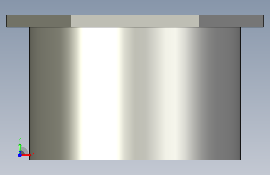 船舶管路系统SeaCor_ReducerBushing_SxSPIG_37J137337_3in x 1.5in 正面视图